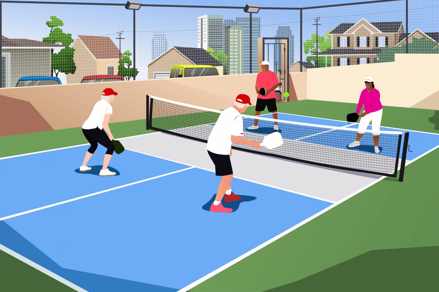 Play Pickleball by Organizing Pickup Games